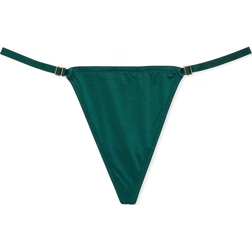

Victoria's Secret Очень сексуальные кружевные регулируемые стринги V-стринги/MG нижнее белье стринги женские 1 упаковка Dark Green