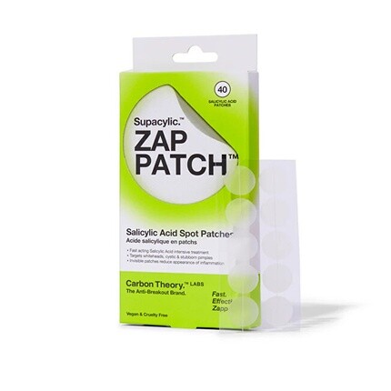 

Пластыри от угрей Supacylic Acne Patch Zap Patch с салициловой кислотой - 40 шт Carbon Theory