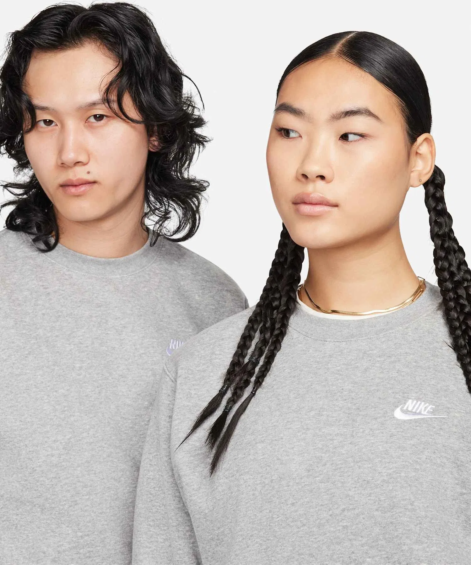 《В наличии комплект》 Флисовая толстовка Nike Sportswear Club (с мягкой подкладкой) / Флисовая толстовка Nike Sportswear Club BV2663-063 темно-серый меланж — фото 4