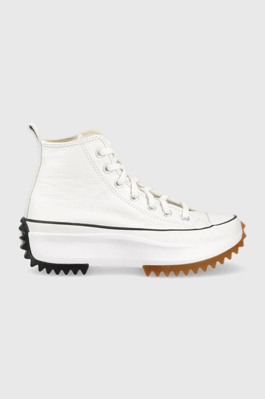 

Кожаные кроссовки Run Star Hike на платформе Converse, белый
