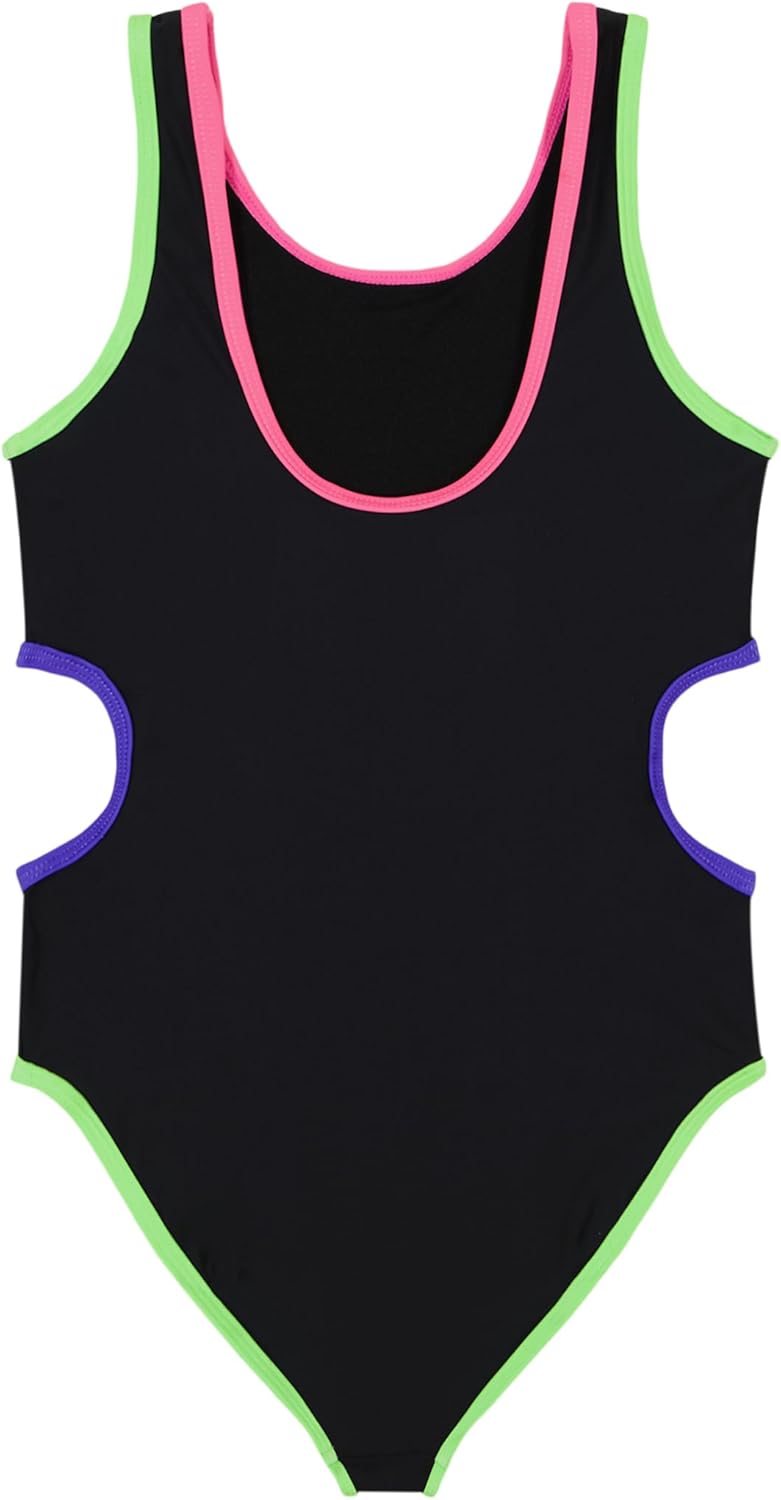Under Armour Girls Girls' One Piece Swimsuit, Black — фото 2