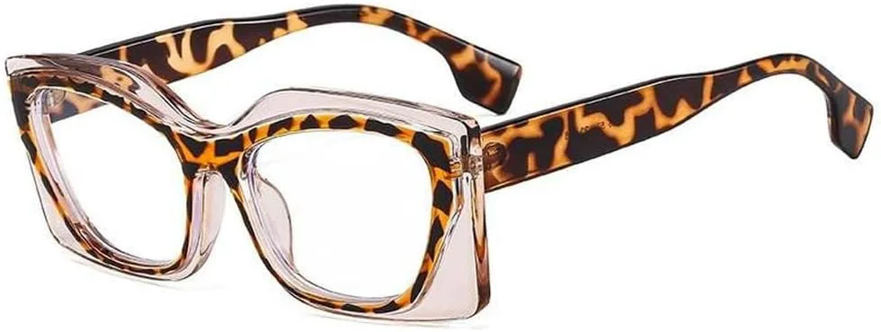 

Солнцезащитные очки в прозрачной оправе «кошачий глаз» с прозрачными линзами, женские, с защитой от УФ-излучения UV400, мужские и женские, класса люкс TVTBBVV, 10