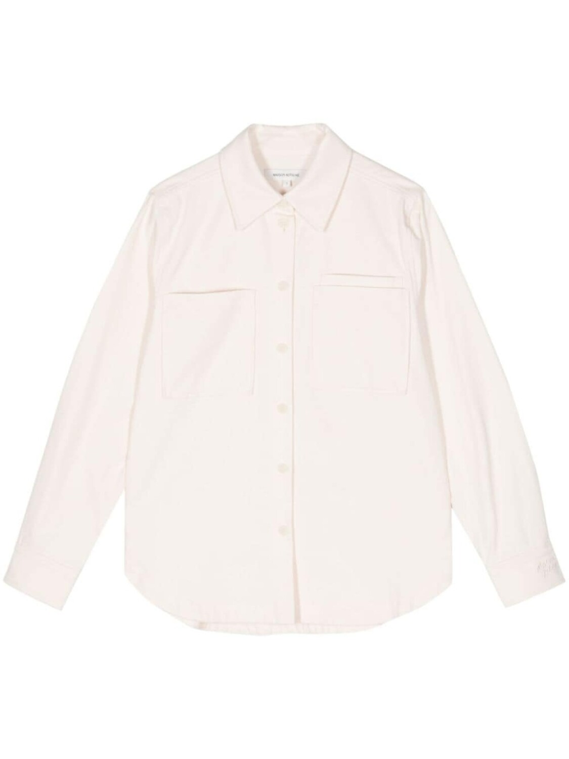 

Maison Kitsuné рубашка с накладными карманами, серый