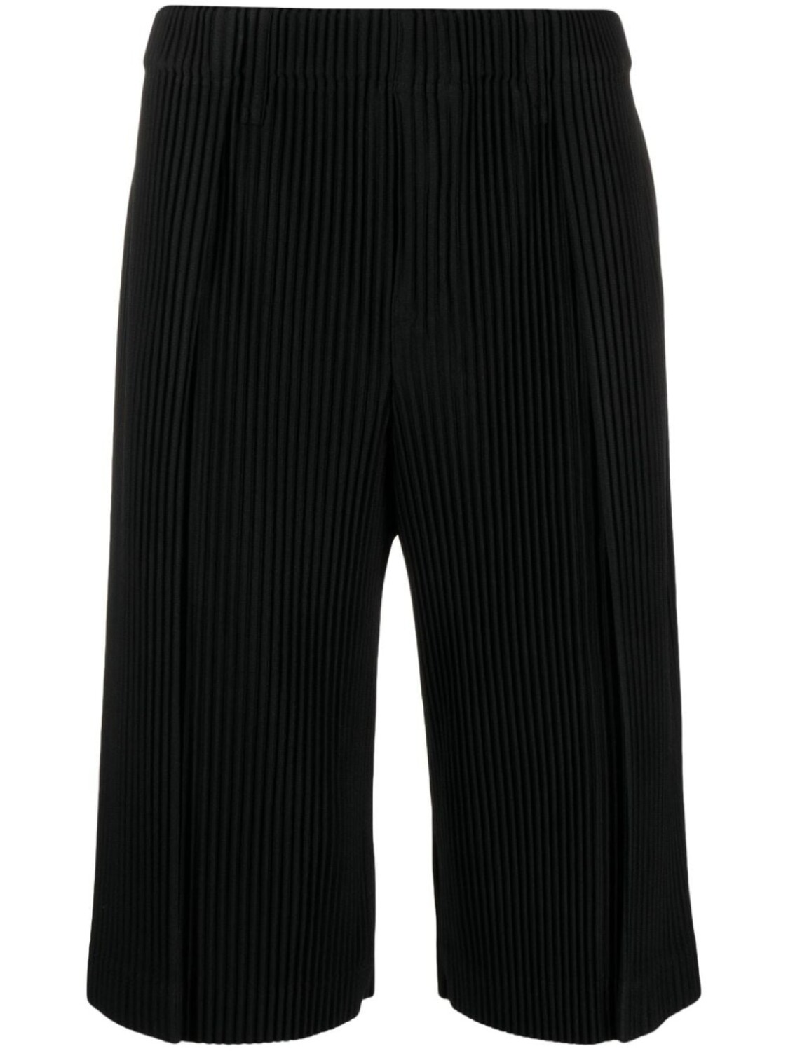 

Homme Plissé Issey Miyake шорты строгого кроя со складками, черный