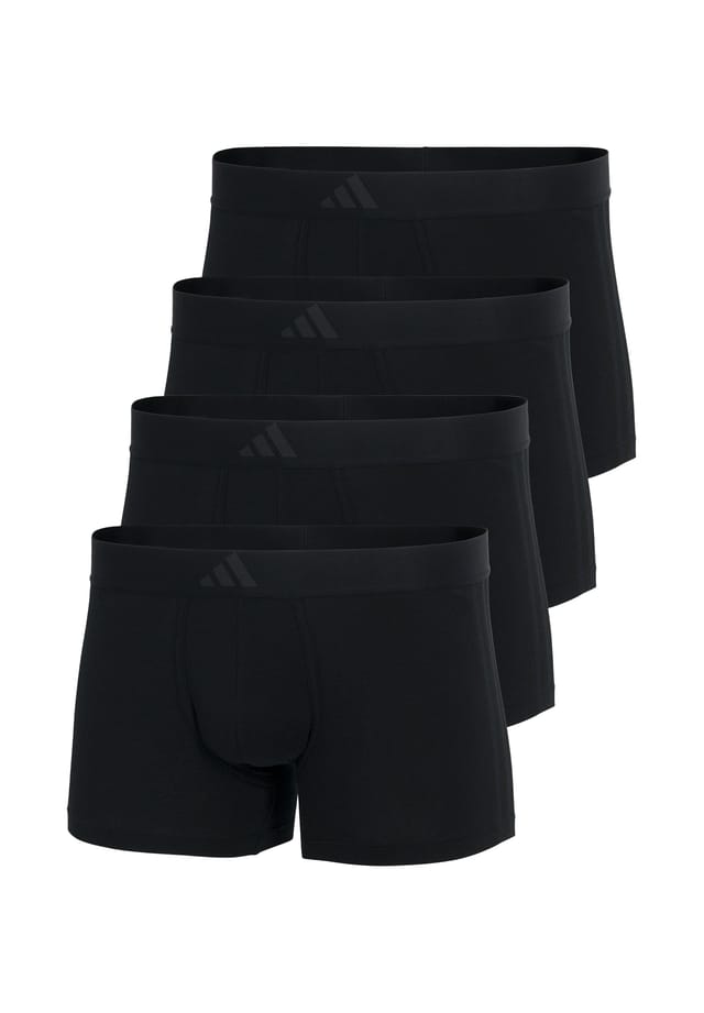 

Ретро шорты/брюки 4 шт. активный гибкий хлопок 3 полоски Adidas, черный