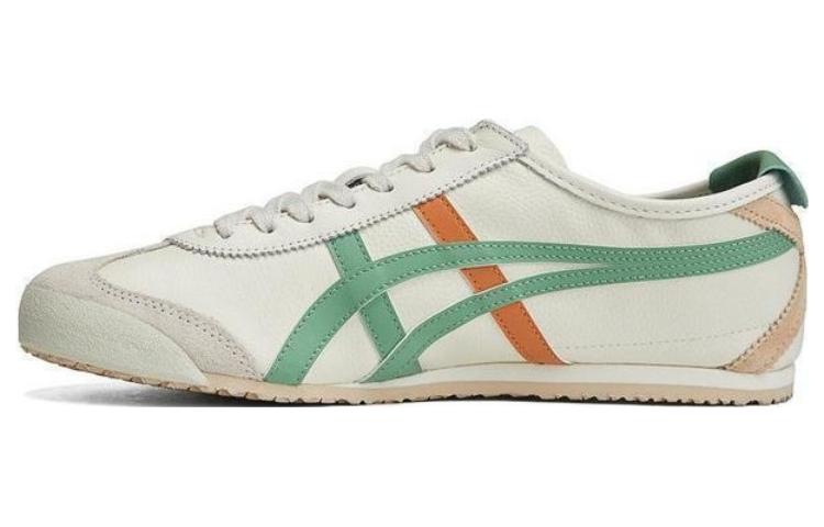 

Onitsuka Tiger Мексика 66 кремово-зеленые с оранжевым и белым, цвет White