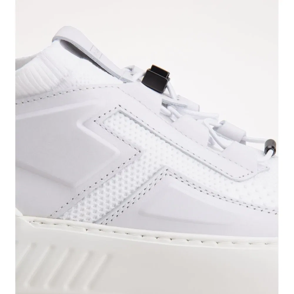 No_Code X in Leather and Technical Fabric TOD's, белый — фото 3