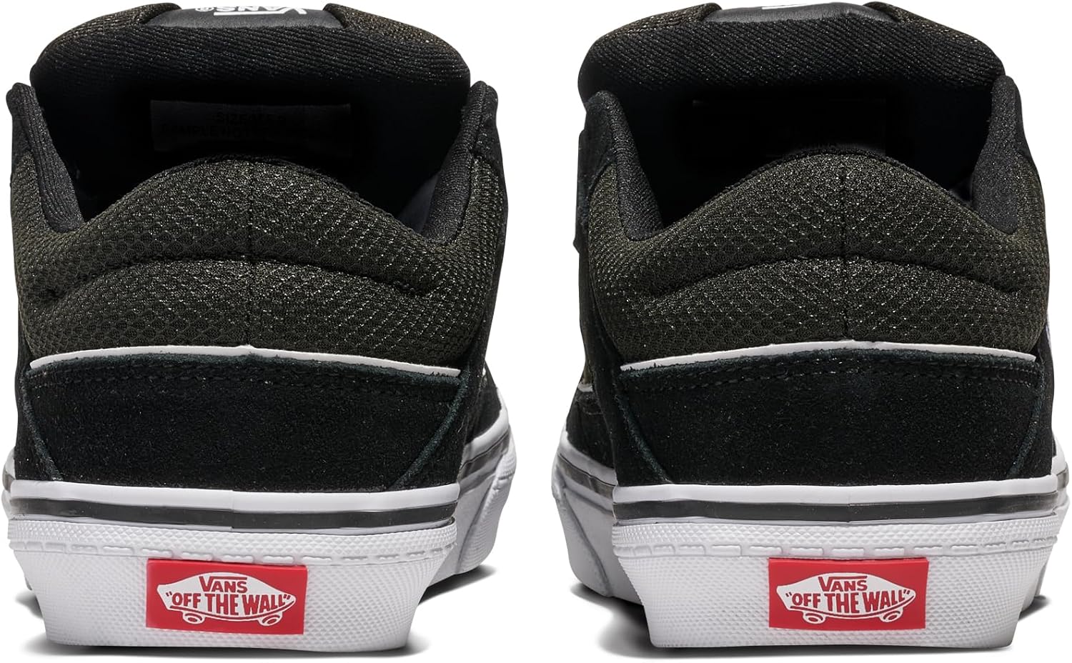 Vans Mens Colson Shoe | Ретро-кроссовки в стиле 90-х, повседневная обувь, Suede/Mesh Black/White — фото 3