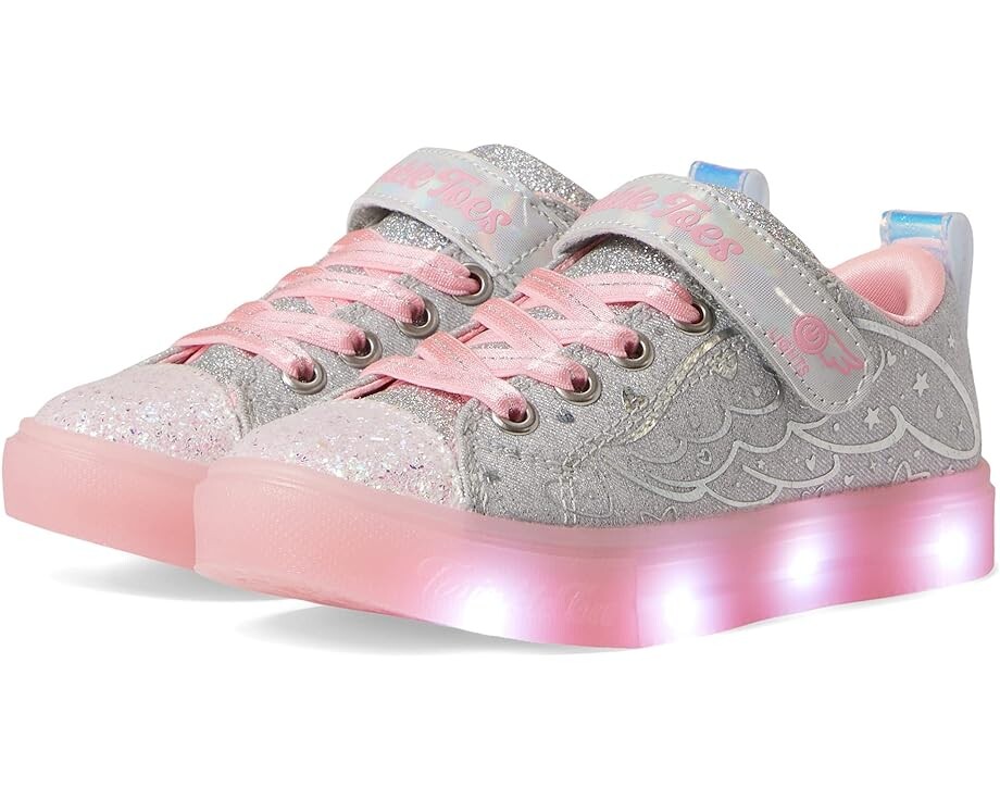 

Кроссовки Skechers Twinkle Sparks Ice - Heather Magic 314703L, цвет Grey/Pink