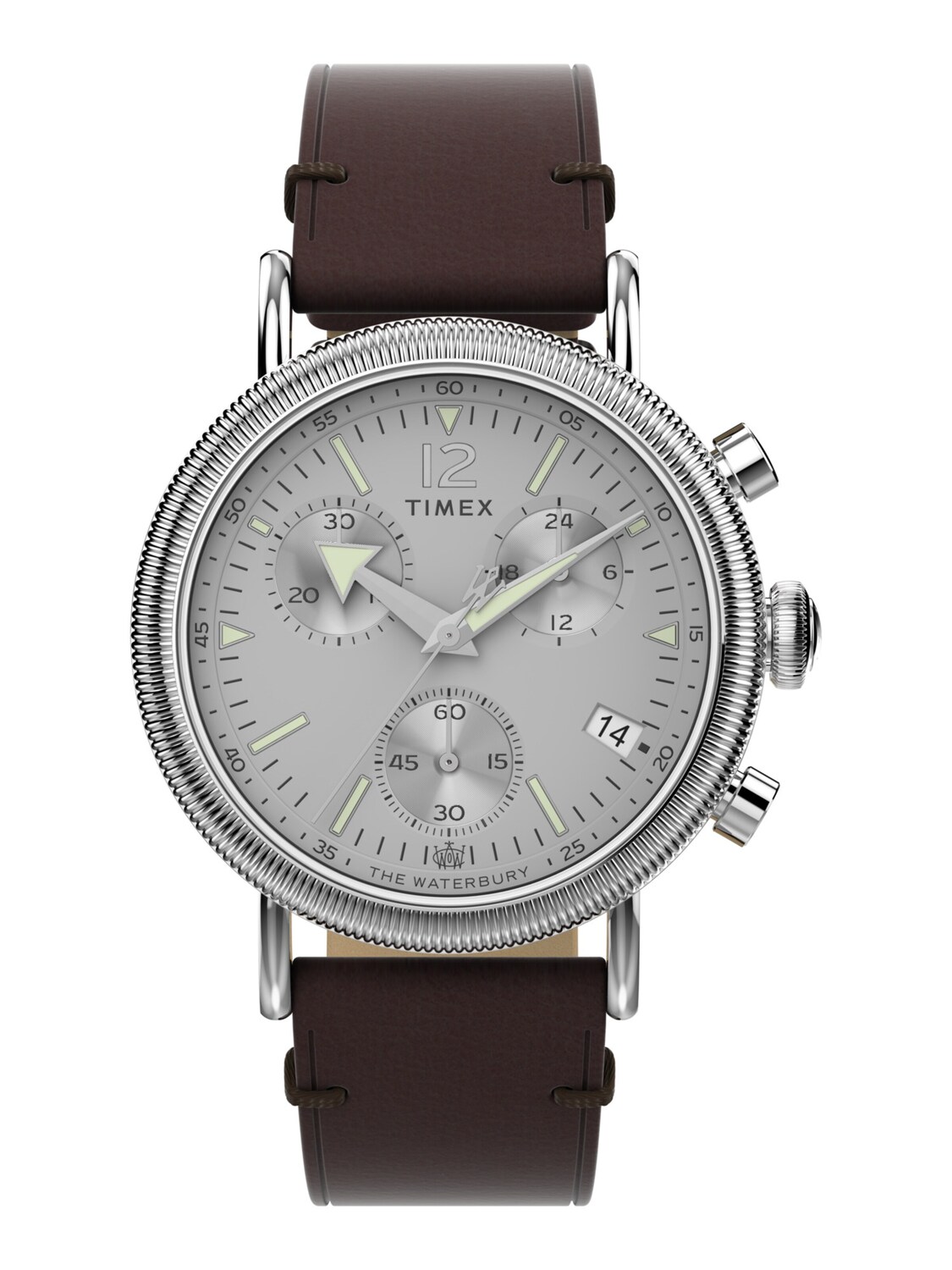 

TIMEX Часы Analog 'Waterbury' в темно-коричневом цвете