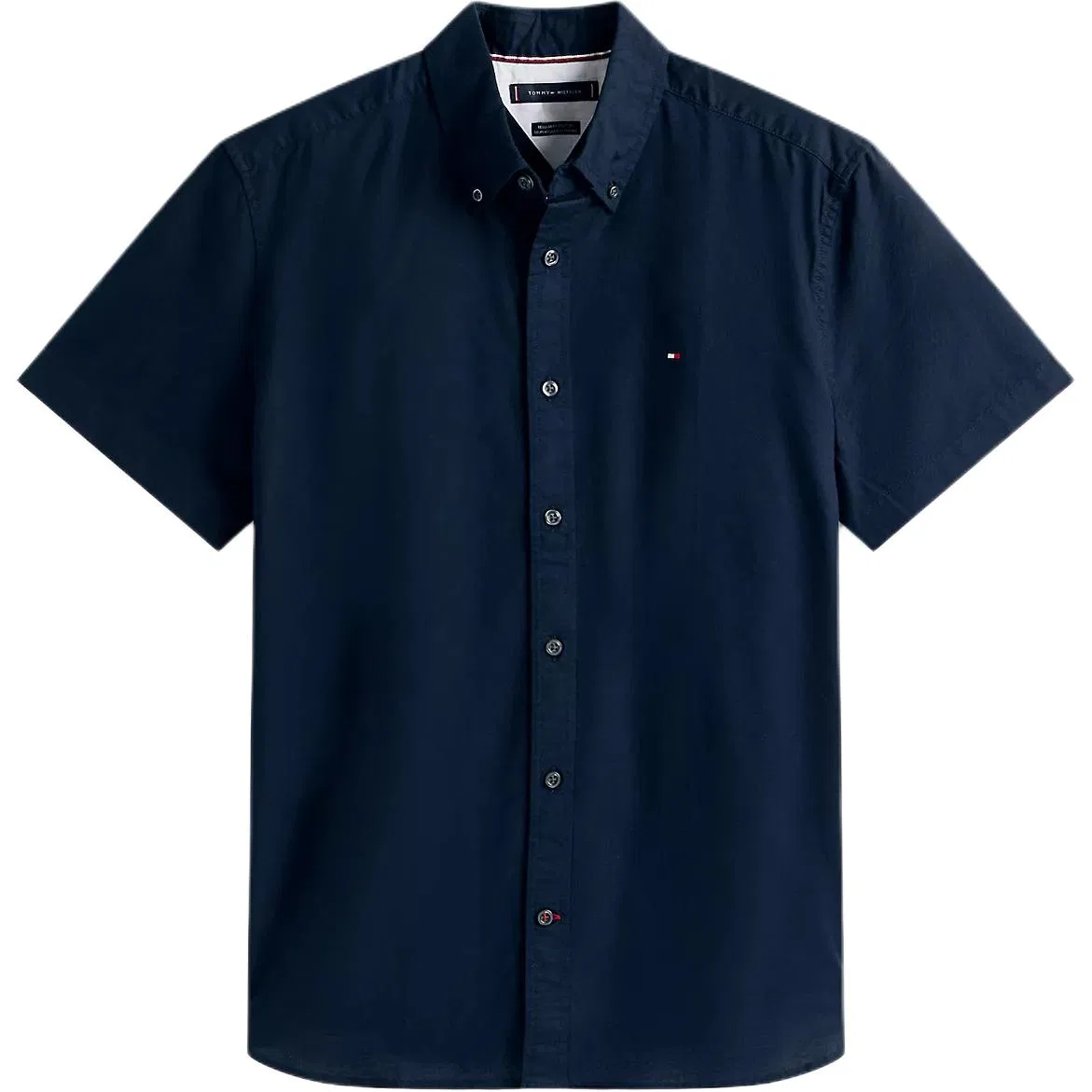 Рубашка мужская Marine Blue, отложной воротник, умеренная посадка Tommy Hilfiger