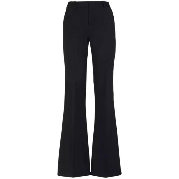 

Брюки wool flared trousers Balmain, черный