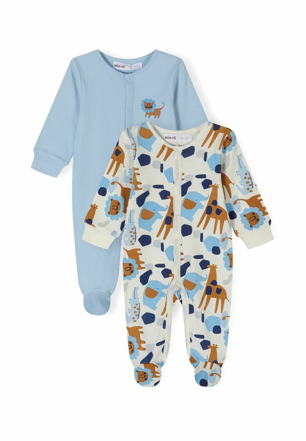 

Комбинезон 2 PACK LONG SLEEVE MINOTI, светло-голубой