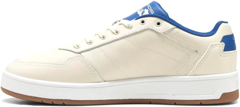 Мужские кроссовки PUMA Porsche Legacy Court Classic Lux с шнуровкой, повседневные - белые, белый — фото 3