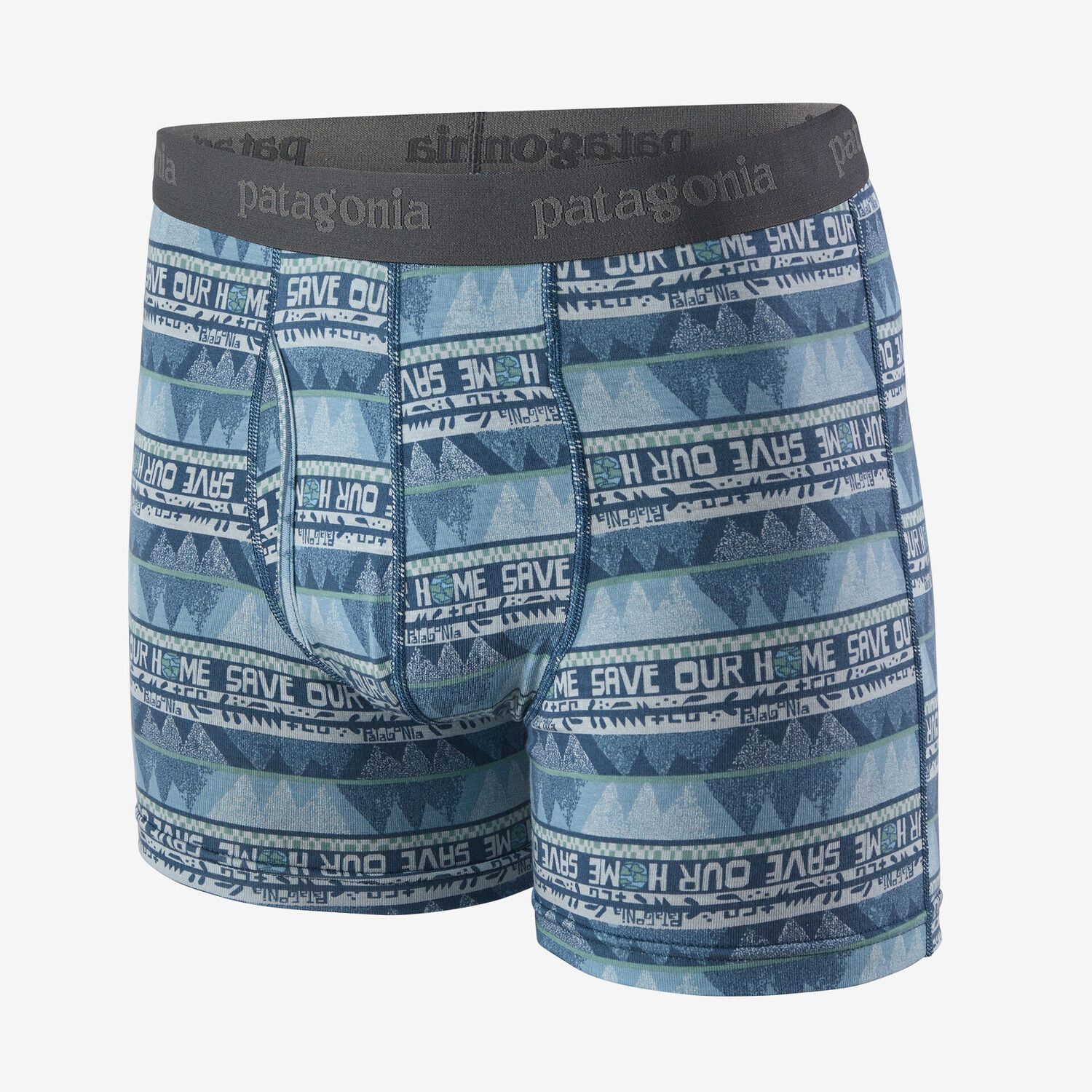 

Мужские трусы-боксеры Essential Patagonia, цвет Home: Dolomite Blue