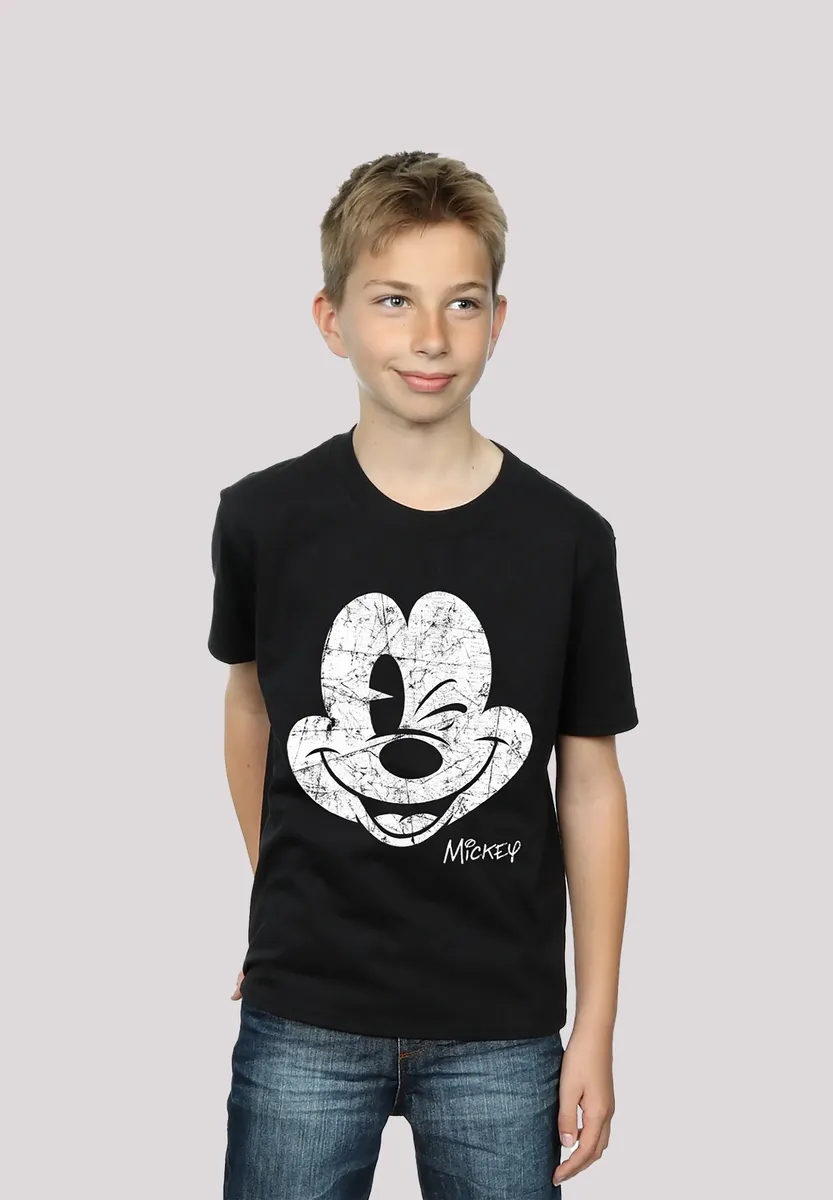 

Футболка F4NT4STIC "Disney Mickey Mouse MICKEY", унисекс для детей, товары премиум-класса, для мальчиков, для девочек, с принтом, черный