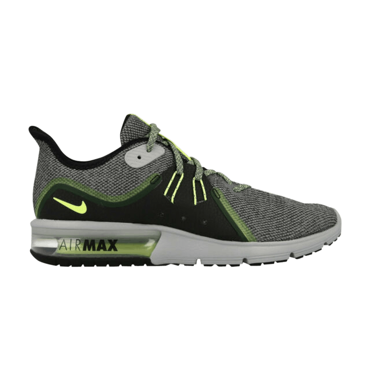 

Кроссовки Nike Air Max Sequent 3 'Cool Grey Volt', серый