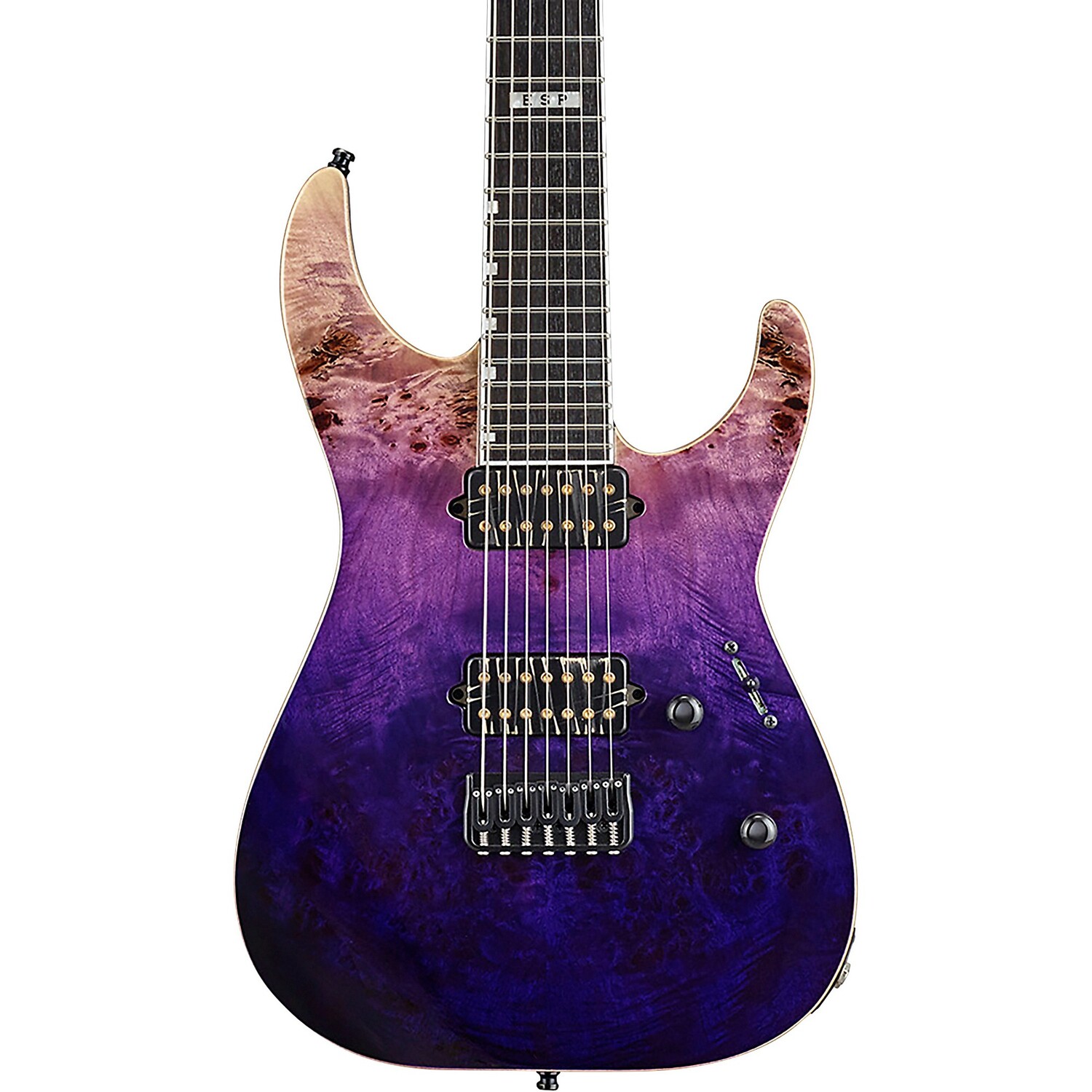 

Электрогитара ESP E-II M-II 7 NT See-Thru Purple