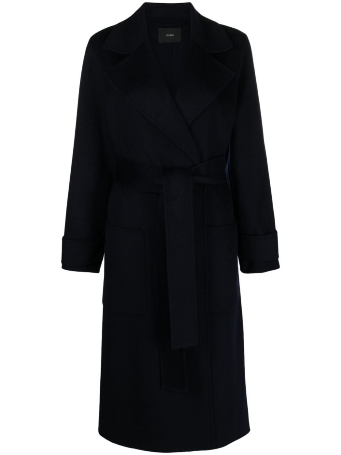 

JOSEPH Arline belted long coat, синий