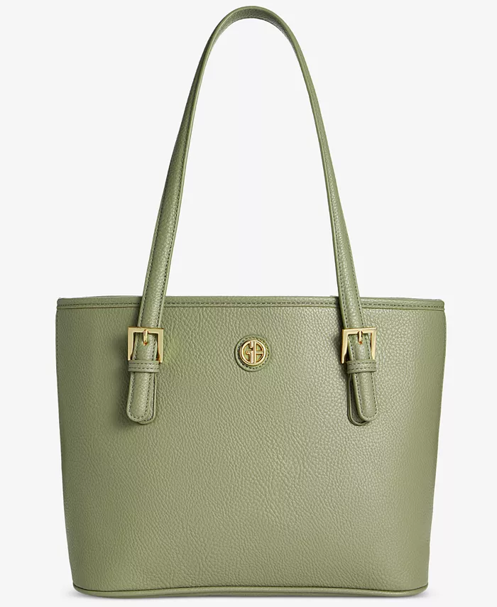 

Сумка-тоут Pebble Tulip Large Giani Bernini, зеленый
