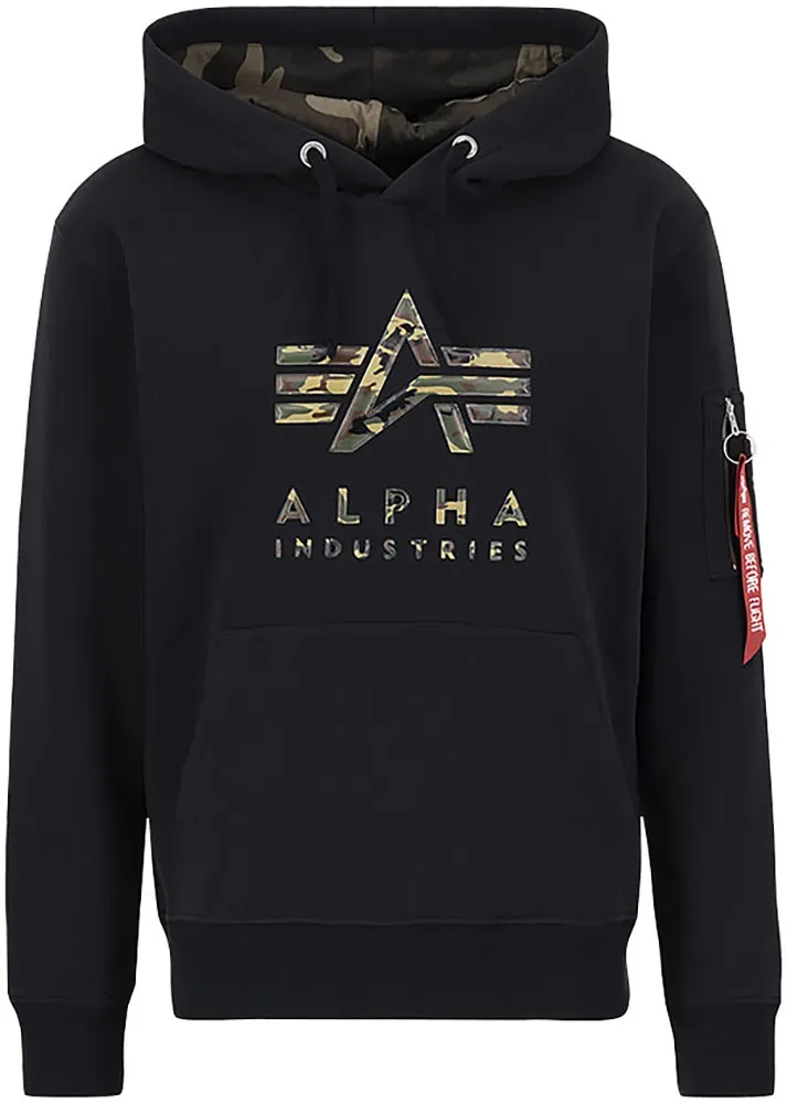 

Толстовка Alpha Industries "ALP-Camo TPU Hoody", черный