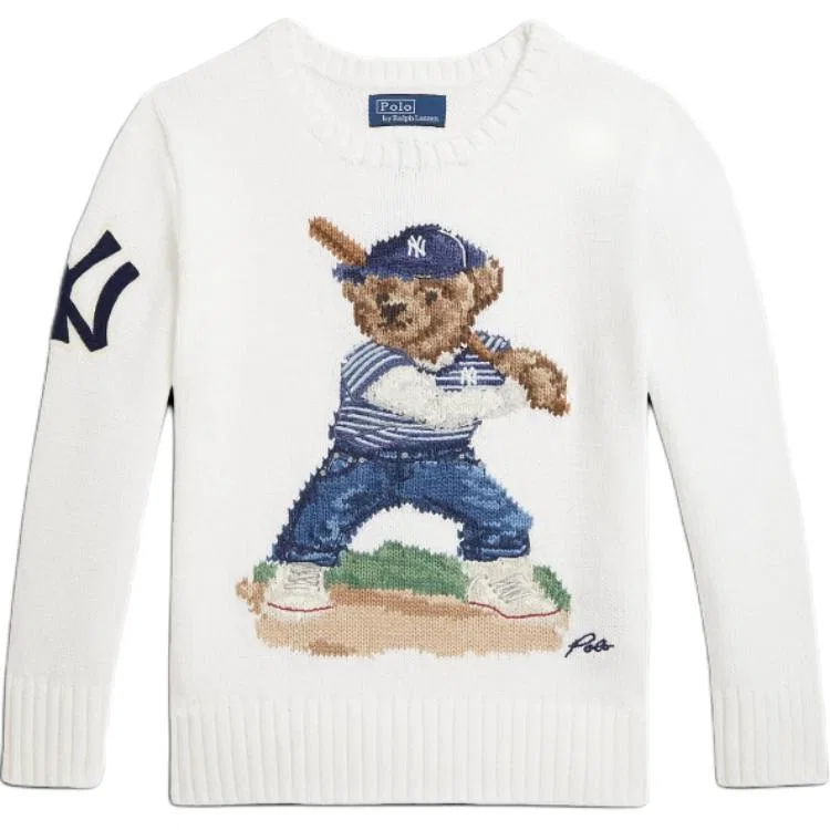 Свитер Polo Bear Yankees Classic Version для детей Washed White