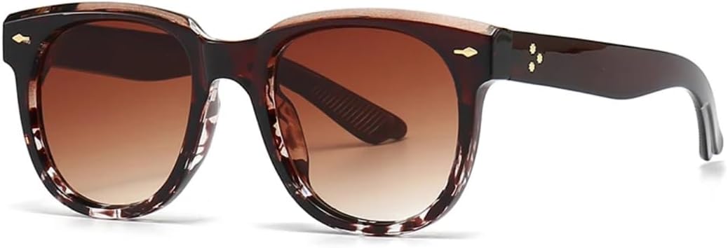 

Солнцезащитные очки с защитой UV400 | Круглая оправа с градиентными линзами | Для женщин и мужчин, для занятий спортом на открытом воздухе и вождения DSVIGF, Photochromic