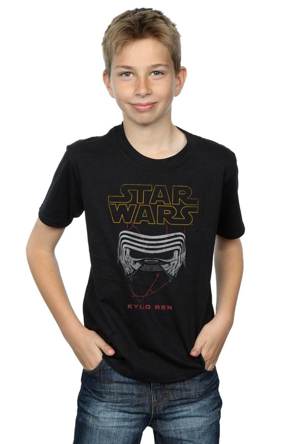 

Футболка со шлемом Кайло Star Wars, черный
