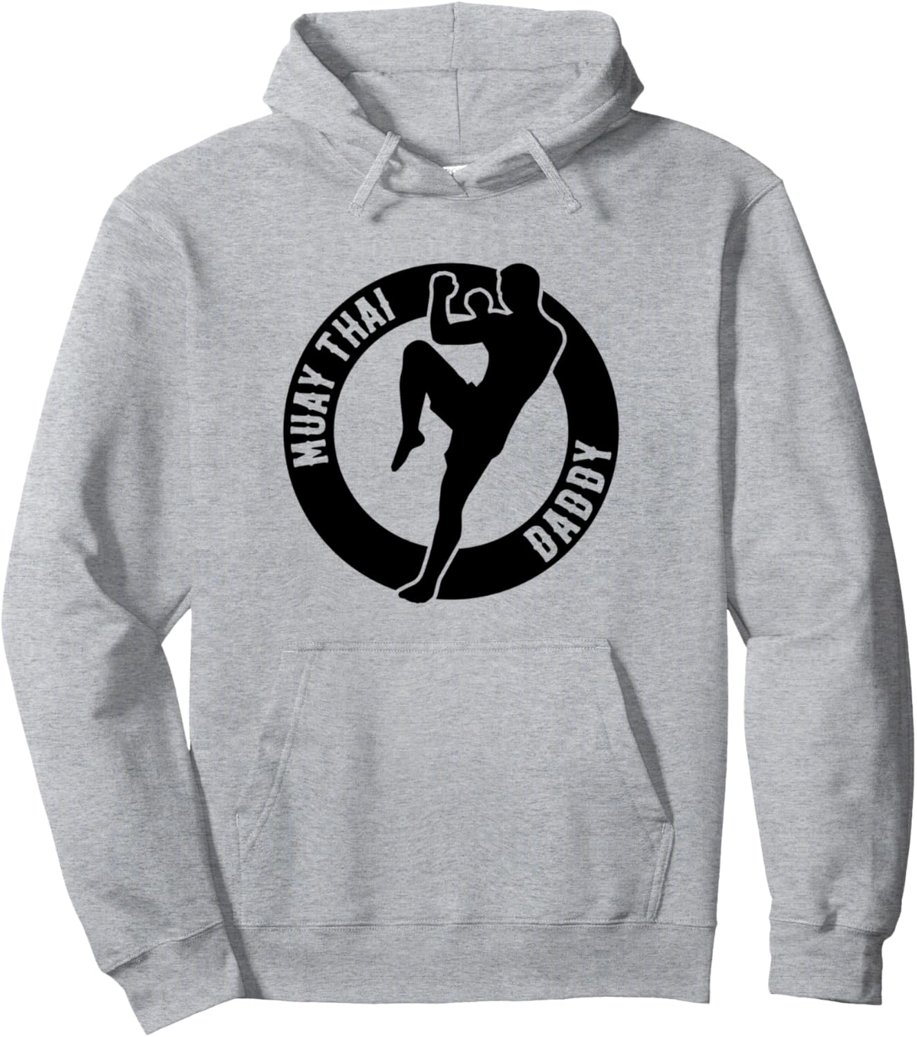 

Худи Muay Thai Papa Muay Thai Fighter Muay Thai Daddy Muay Thai Fighter, серый