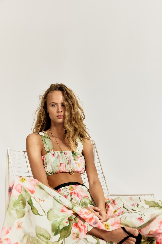 

Плиссированная юбка H&M, мультиколор