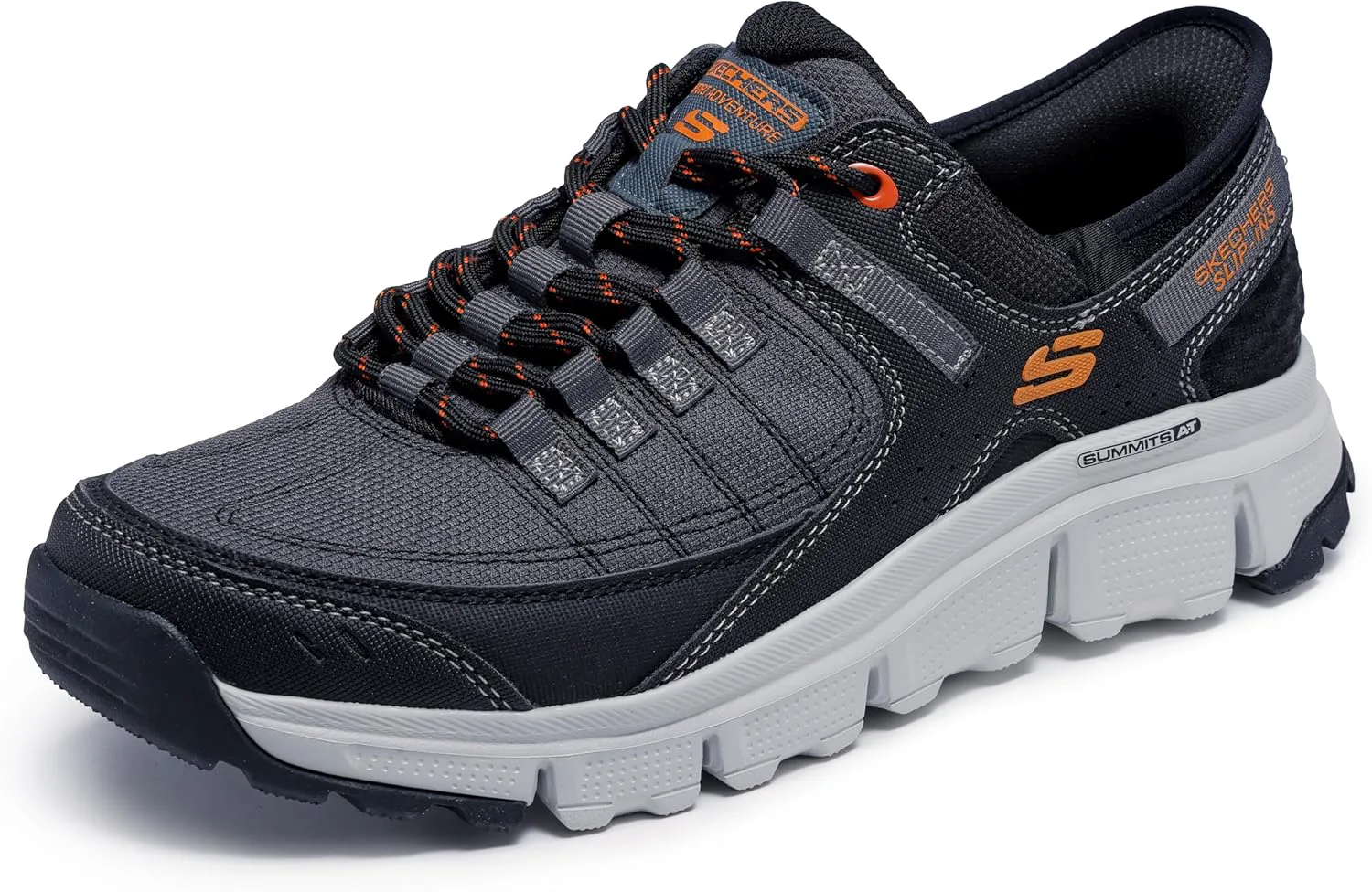 

Мужские кроссовки Skechers Summits Hands Free Slip-in, серый/оранжевый