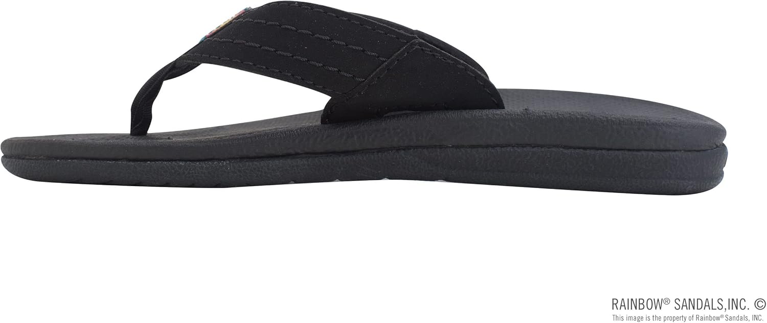 Детские сандалии Rainbow Sandals Cape из формованной резины, черный — фото 2