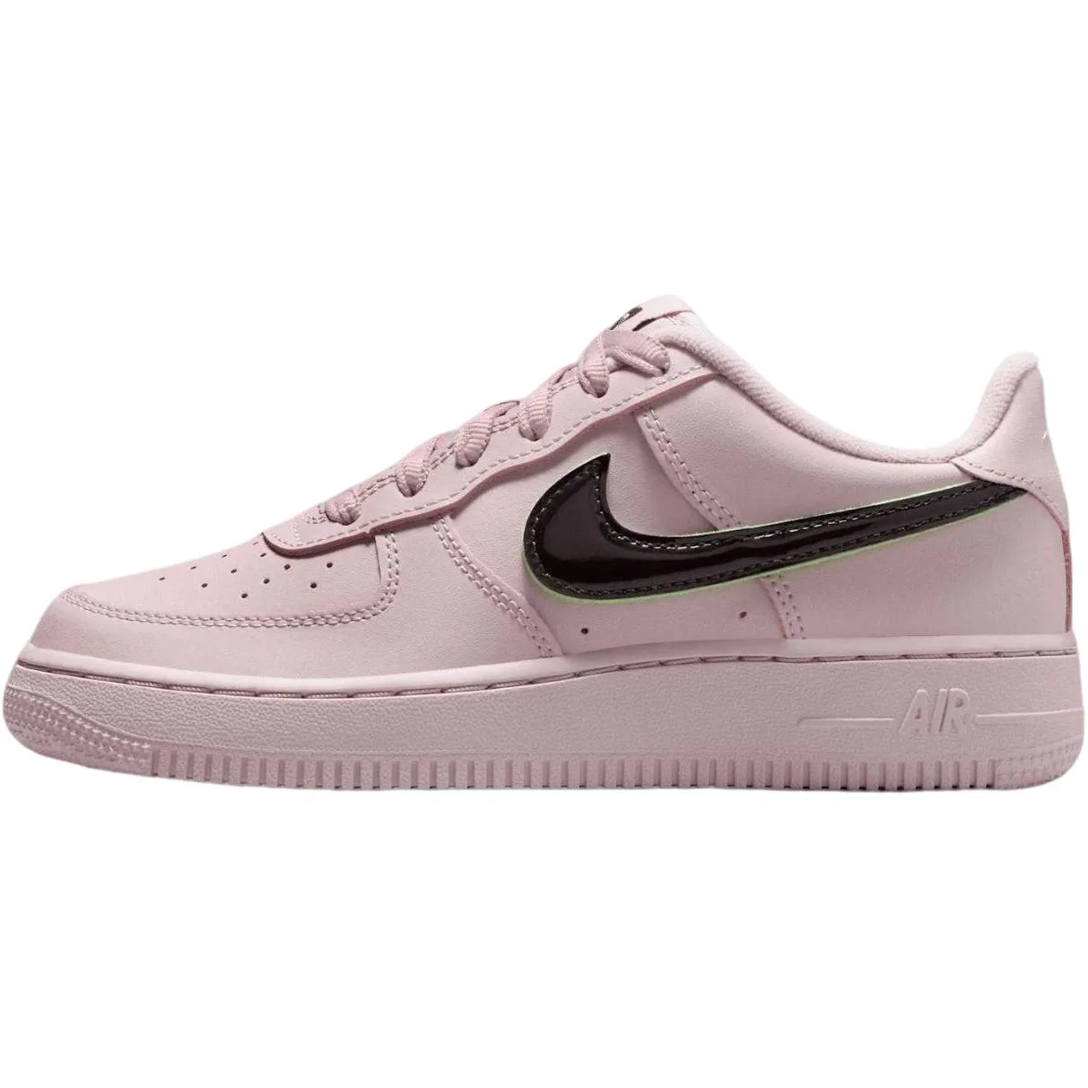 Кроссовки для скейтбординга Air Force 1 Lv8 Kids' Unisex Nike, розовый черный