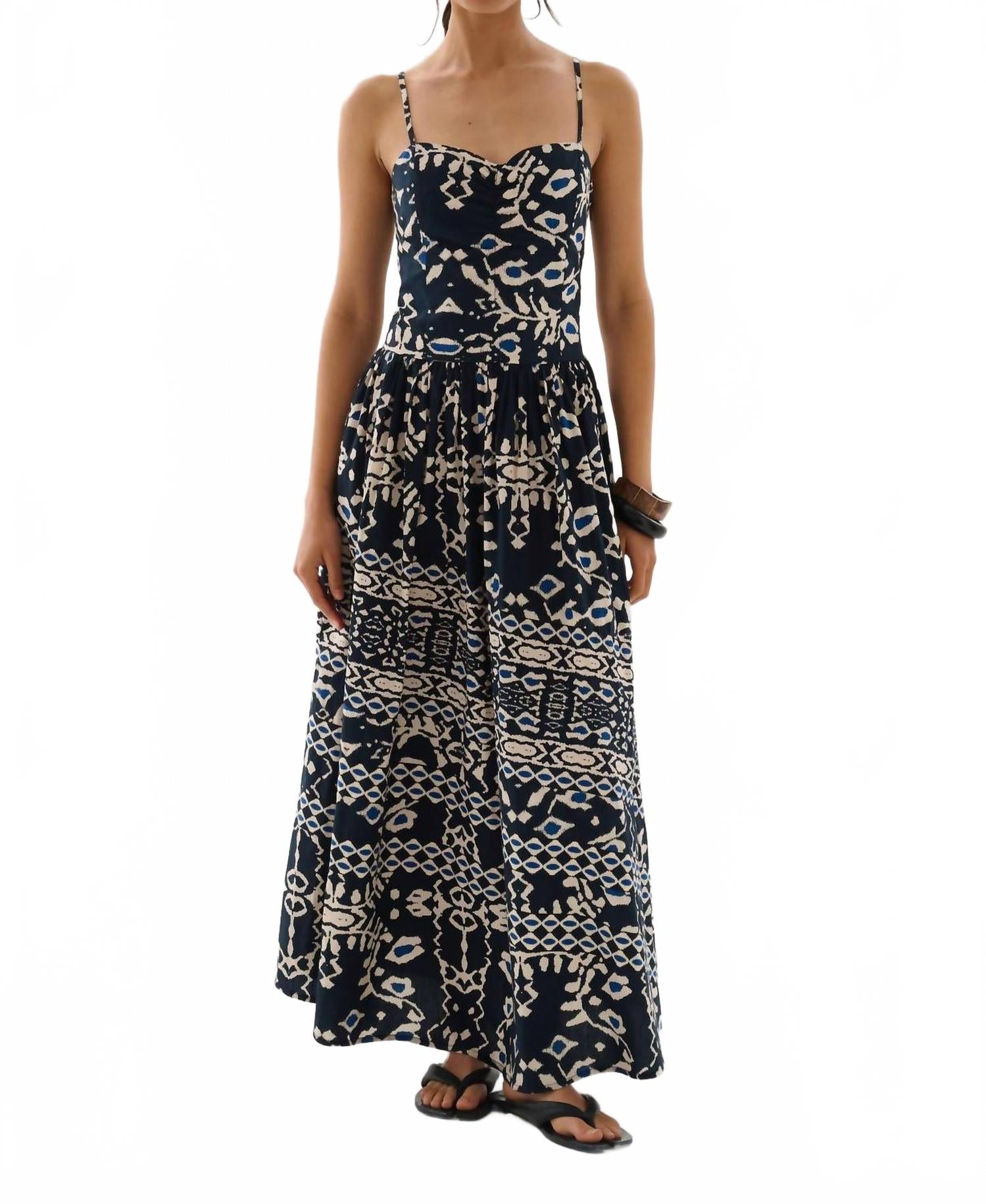 

Энсенада Финли Длинное платье в морском цвете Maria Cher, Marine