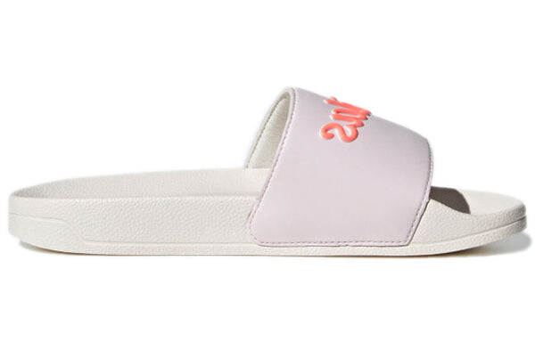 Тапочки adilette shower slides 'almost pink' Adidas, розовый — фото 2