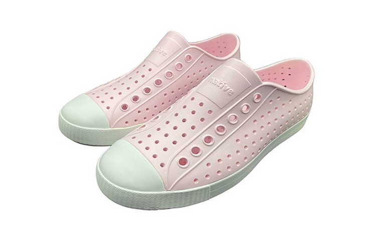 Jefferson Kids Сандалии детские светло-розовые/белые Native Shoes — фото 3