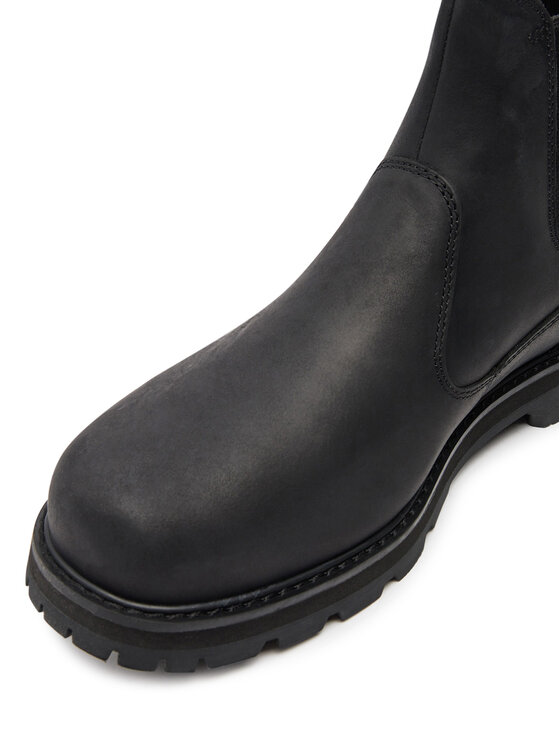 Мужские ботинки Timberland Britton Road из нубука классические, черный — фото 4