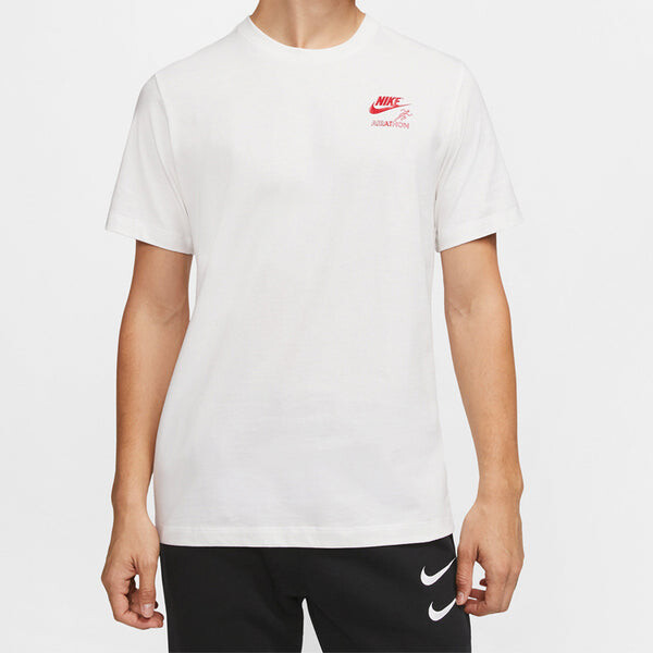 Футболка men's sportswear retro white t-shirt Nike, белый — фото 3