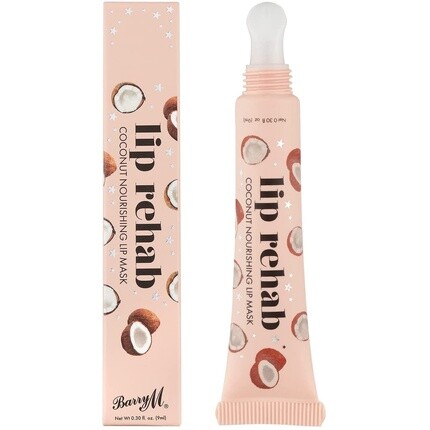 

Lip Rehab Питательная маска для губ со вкусом кокоса, прозрачная, Barry M