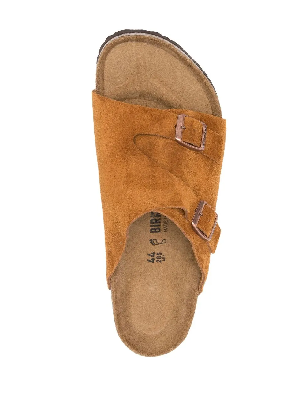 Сандалии Zurich с пряжками BIRKENSTOCK, коричневый — фото 4