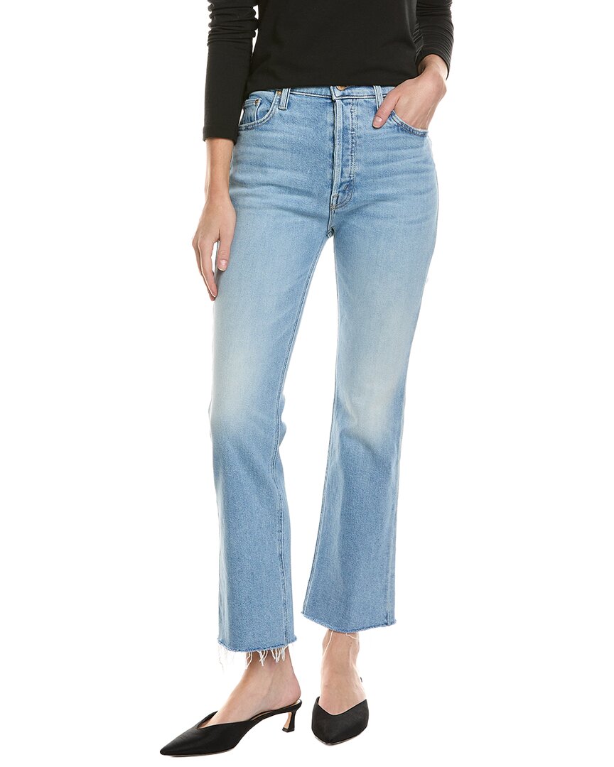 

Джинсы MOTHER The Tripper Flood Fray Look Ma No Hands Jean Mother, синий