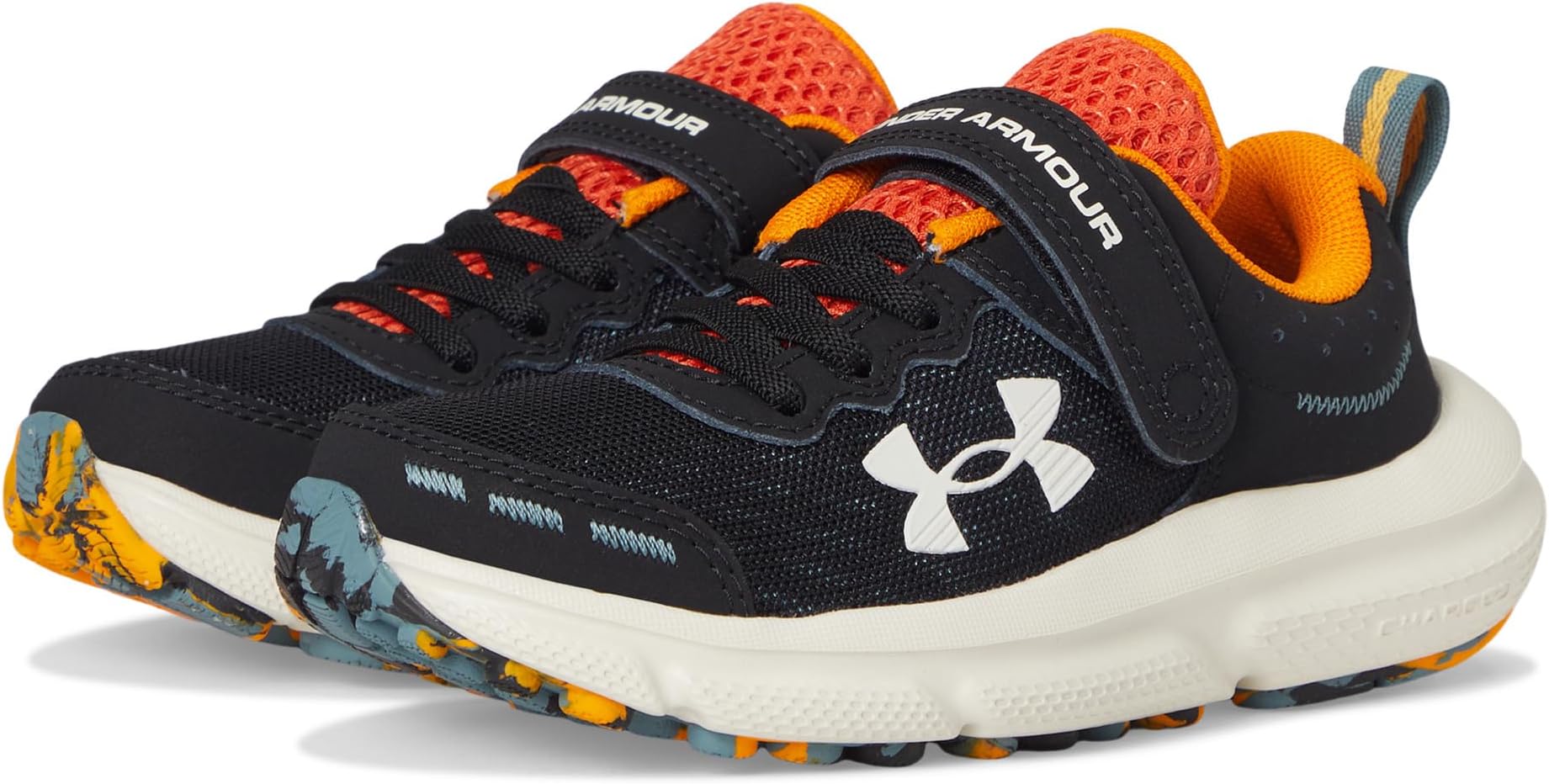

Кроссовки Under Armour Kids Assert 10 Alternate Closure, Black/Squad Orange/Stone