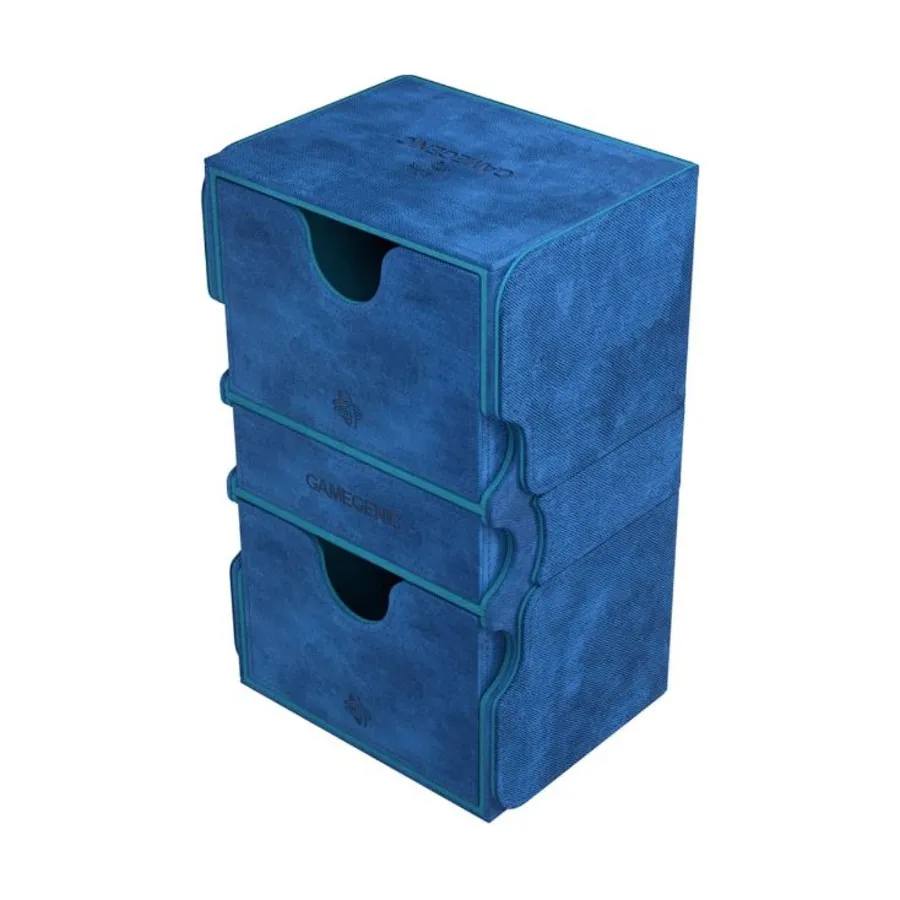 

Stronghold 200 + трансформируемый держатель для деки XL - синий, Premium Deck Boxes (GameGenic)