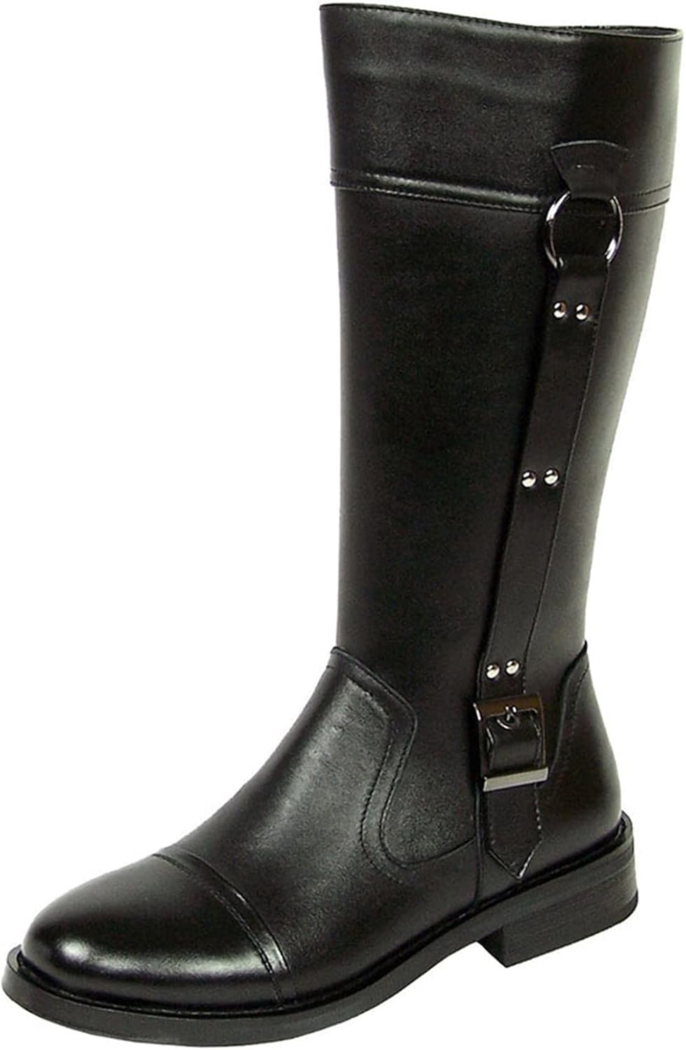 

Мужские сапоги для верховой езды Honor Guard с молнией, сетчатой подкладкой, прочные для улицы, заостренные, модные западные ковбойские ботинки - трубка сапога PU (Цвет: черный, Размер: UK2) Hongrenamz