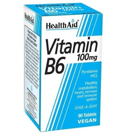 

Витамин B6 100 мг таблетки 90, Healthaid