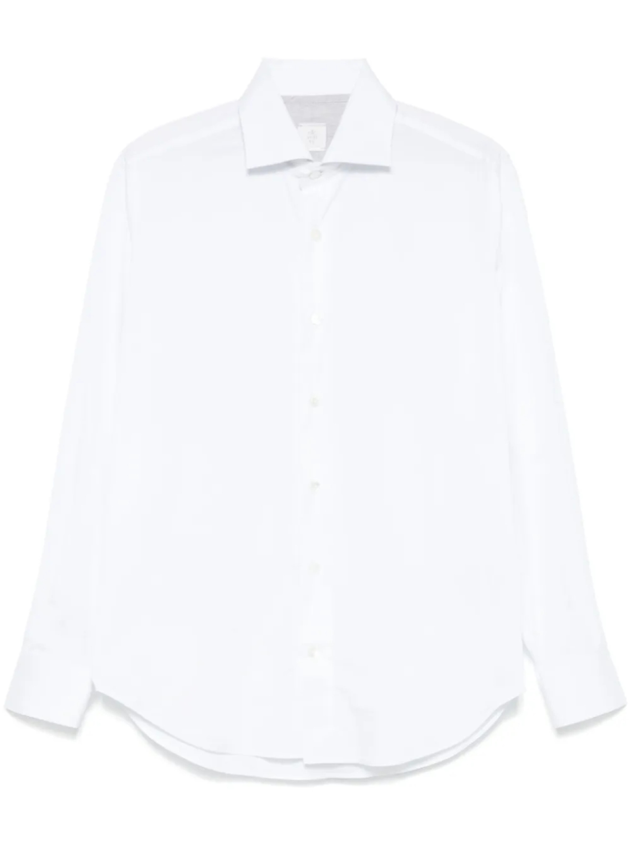 

Eleventy рубашка со срезанным воротником, белый