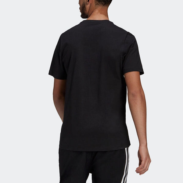 Футболка pocket tee m embroidered sports short sleeve black Adidas, черный — фото 3