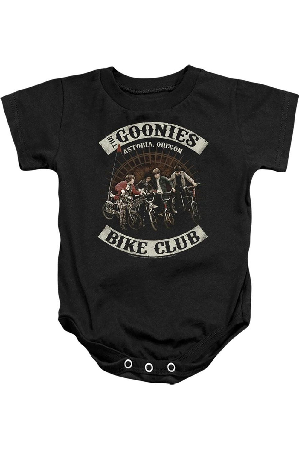 

Детский комбинезон "Велоклуб Гунис" на кнопках Gildan, черный