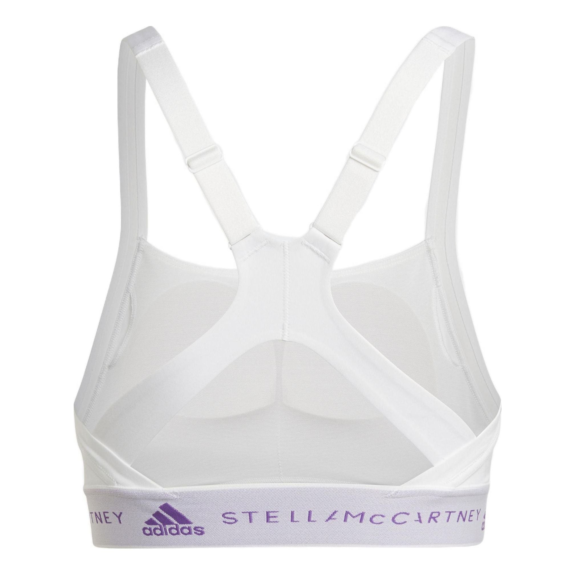Бюстгальтер (WMNS) adidas by Stella McCartney TruePurposeSports Bra 'White' — фото 2