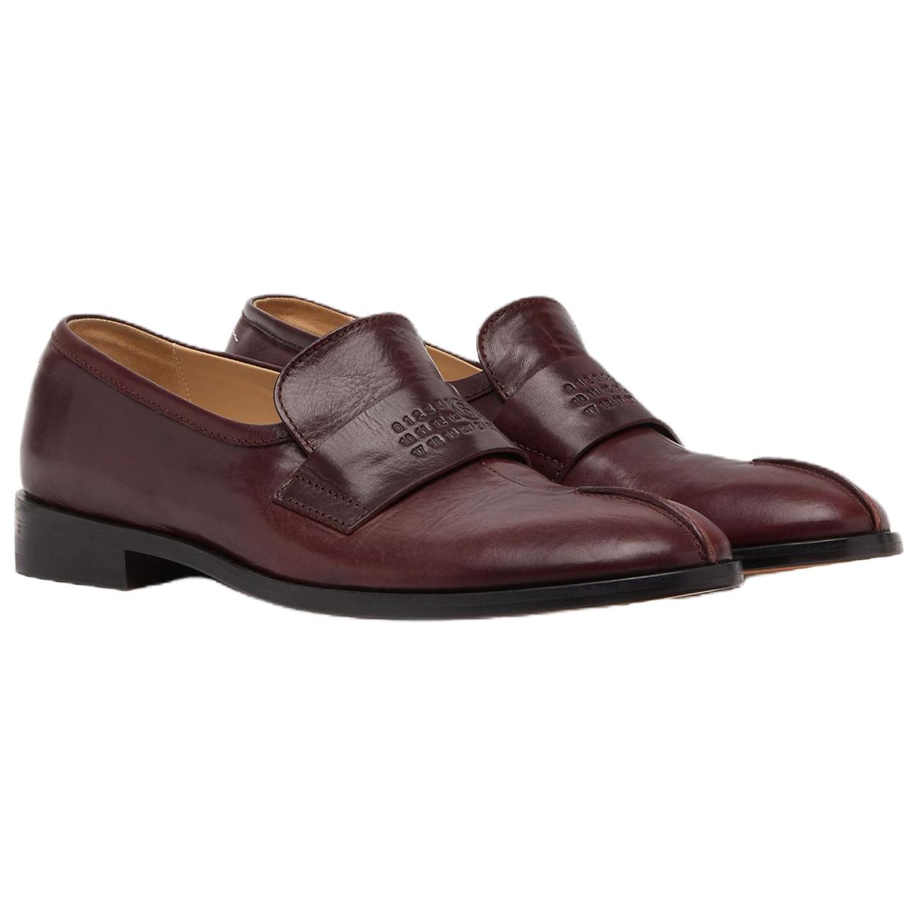 Повседневные туфли мужские burgundy MM6 Maison Margiela — фото 4